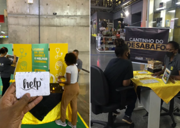 Ação de acolhimento emocional é oferecida na Estação de Metrô Campinas