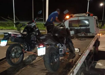 Motos utilizadas para realizar assaltos são recuperadas pela polícia