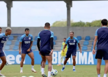 Com treino tático, Bahia encerra preparação para enfrentar o São Paulo; veja o provável time