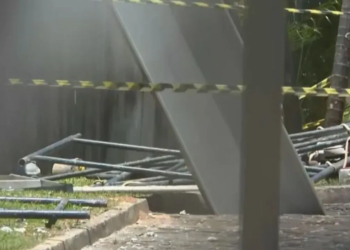 Operário cai de andaime em obra no bairro de Brotas