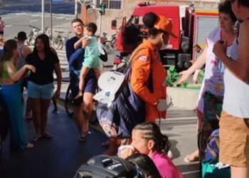 Incêndio atinge primeiro andar de hotel na Pituba, e local é evacuado