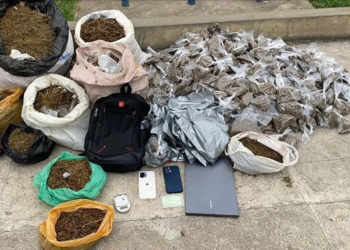 PM apreende dois suspeitos e grande quantidade de maconha em Brotas