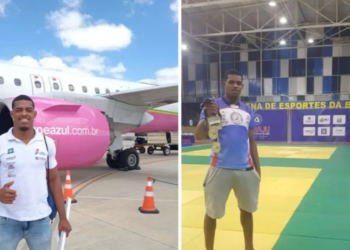 Campeão de judô é confundido pela PM e recebe tiros pelas costas no interior da Bahia