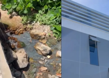 Esgoto nas proximidades de condomínio da Moura Dubeux em Ondina preocupa banhistas e construtora nega responsabilidade