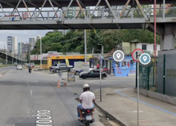 Moradores da Saramandaia fazem protesto em frente ao Detran