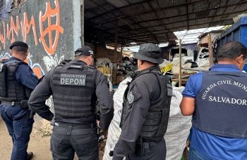 PC deflagra fase II da Operação Escudo Urbano e mais um ferro-velho é alvo