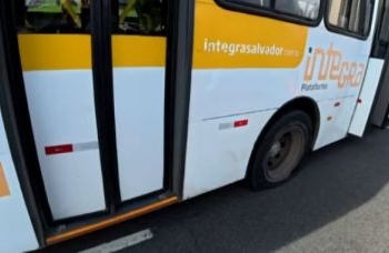 Homem entra em surto, rouba ônibus e PM atira em pneu para impedir fuga