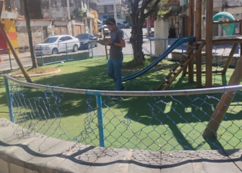 DESAL realiza vistoria em praças de Pituaçu após solicitação do vereador Sidninho
