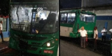 Batida entre ônibus deixa rodoviários feridos em Salvador