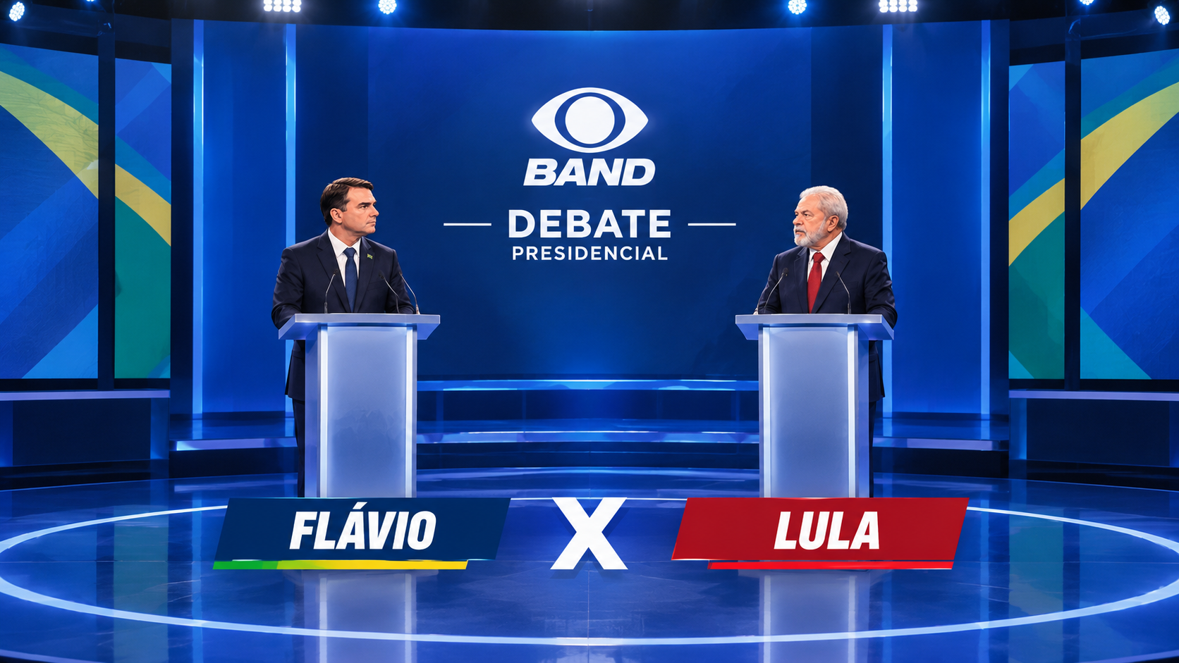 Senador havia indicado que não participaria do encontro, mas anunciou a decisão após o presidente confirmar presença. Debate está marcado para domingo (18), às 20h.