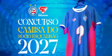 Bahia abre concurso para torcedores criarem camisa de sócio para 2027